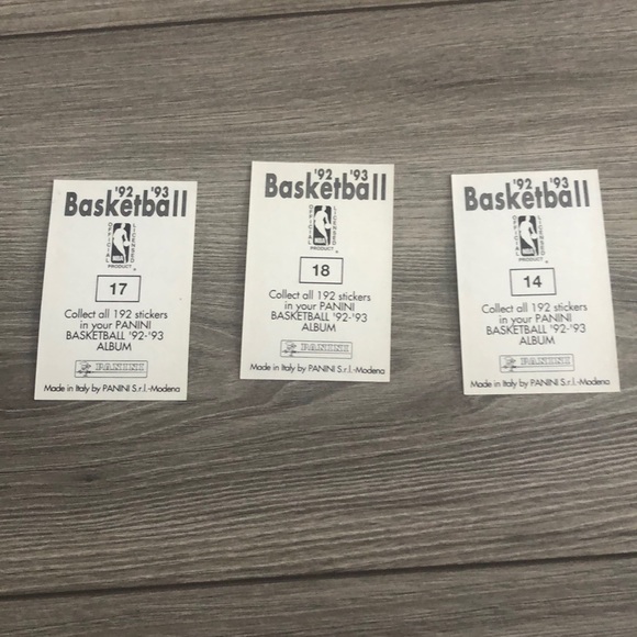 34 ‘92-‘93 panini basketball sticker cards - Picture 8 of 8